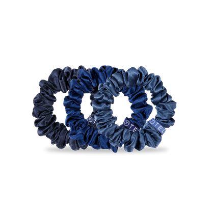 Silk Hair Scrunchie | Small | Midnight Rain